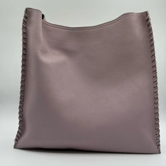 Woman's Elegant Business Leather Shoulder Pink Bag - Crafted by Ripani - Picture 8 of 16